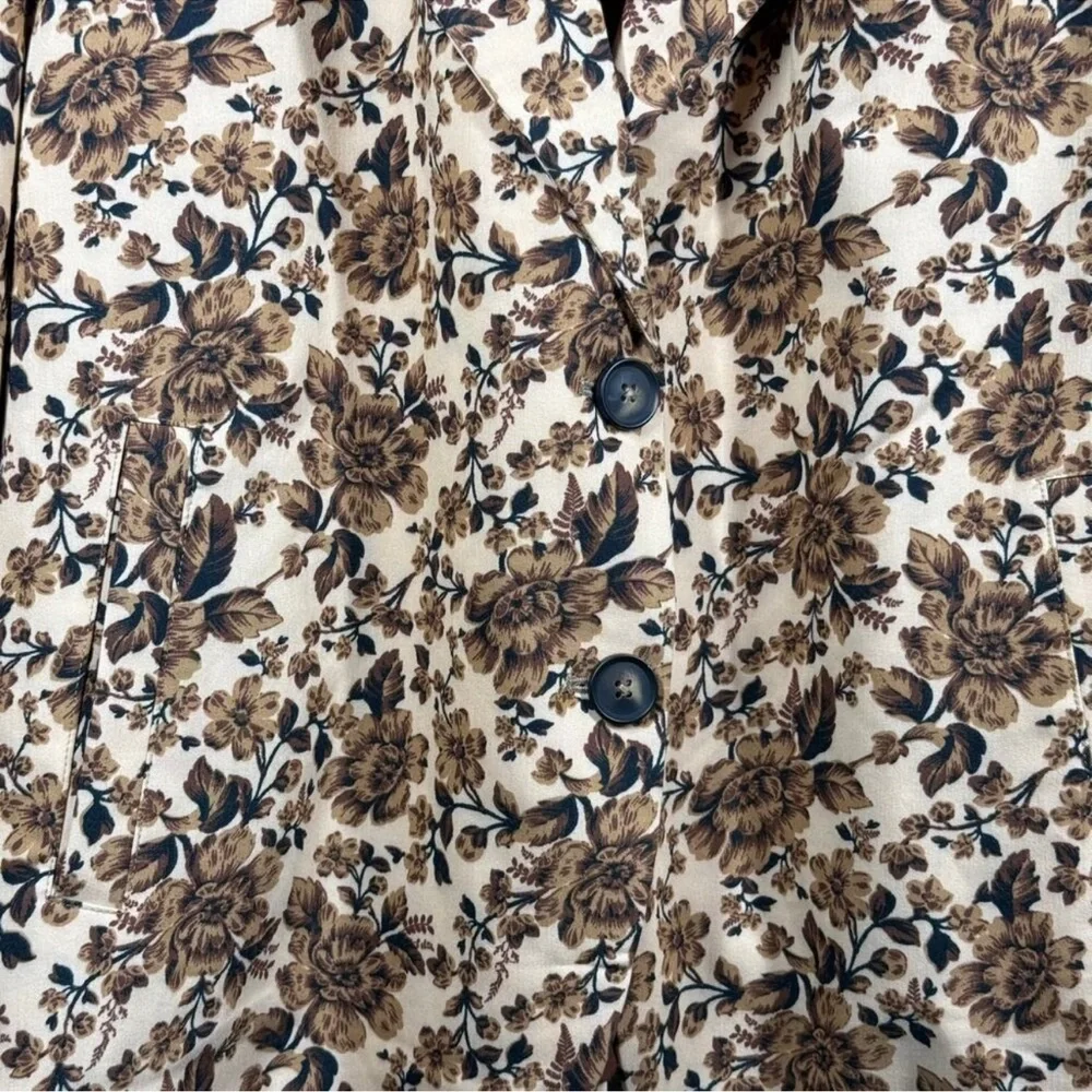 Free People Brown Floral Blazer - Picture 9 of 11